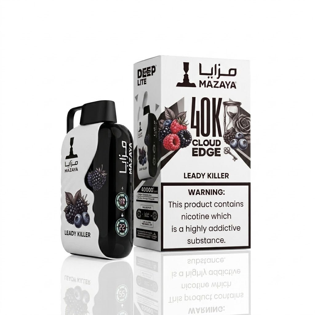 Mazaya Deep Lite Cloud Edge 40000 Puffs 20mg Rechargeable Disposable Vape UAE
