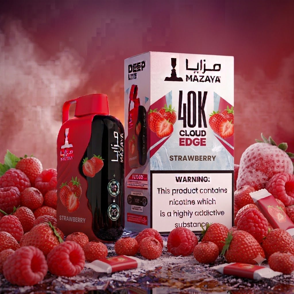 Mazaya Deep Lite Cloud Edge 40000 Puffs 20mg Rechargeable Disposable Vape UAE