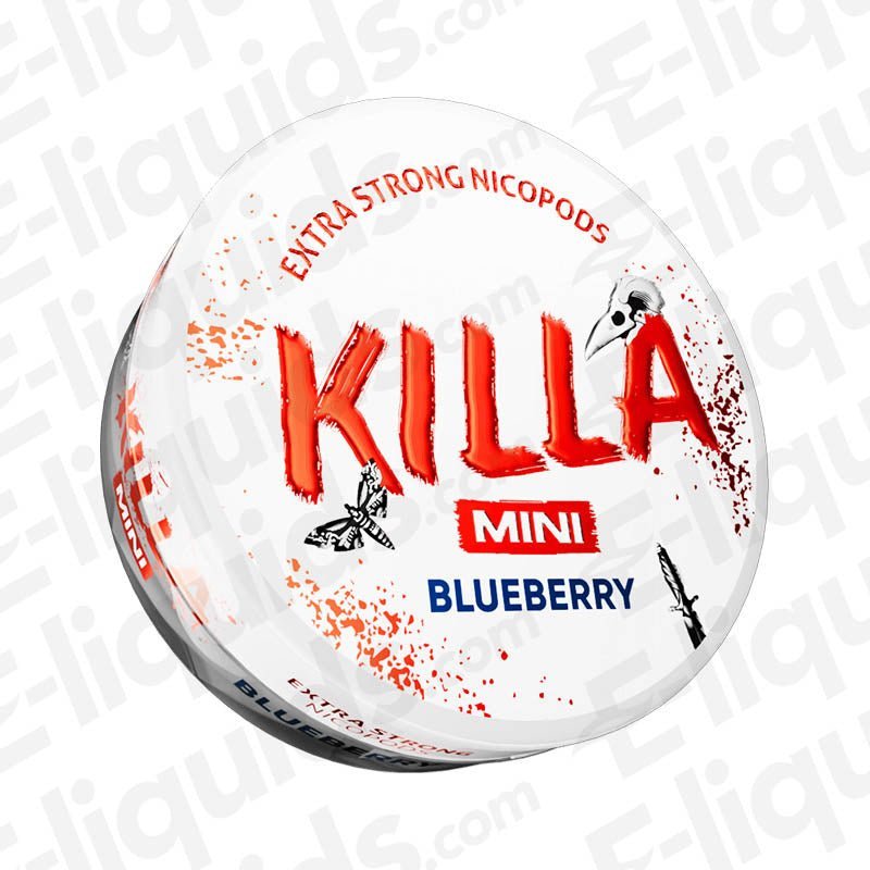 Mini Blueberry Nicotine Pouches by Killa