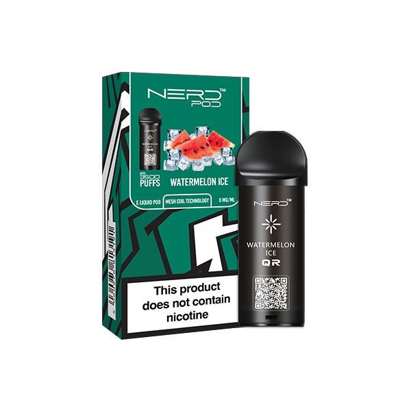 Nerd 3500 Puffs Replacement Pods - 0mg
