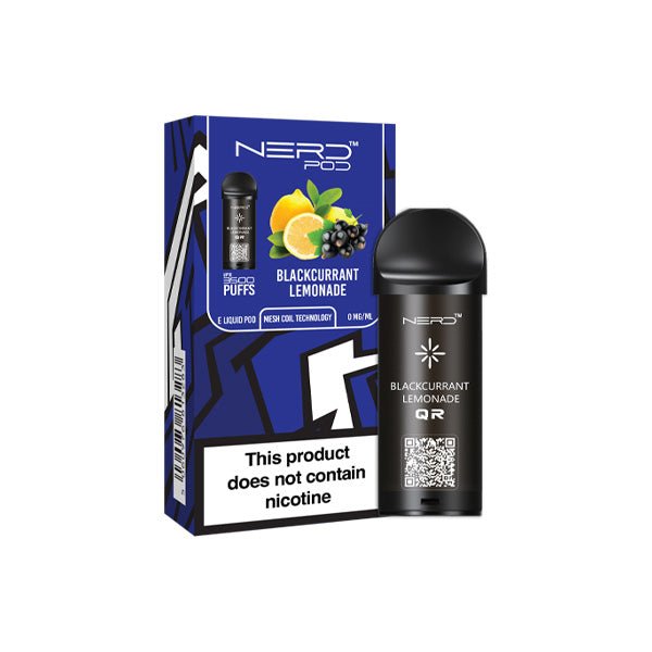 Nerd 3500 Puffs Replacement Pods - 0mg