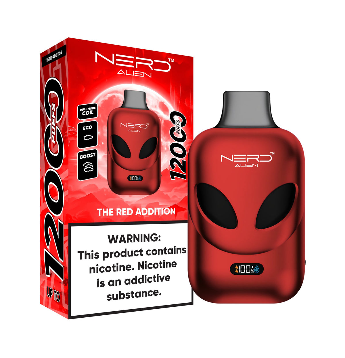 Nerd Allien 12000 Puffs Disposable Vape 20mg