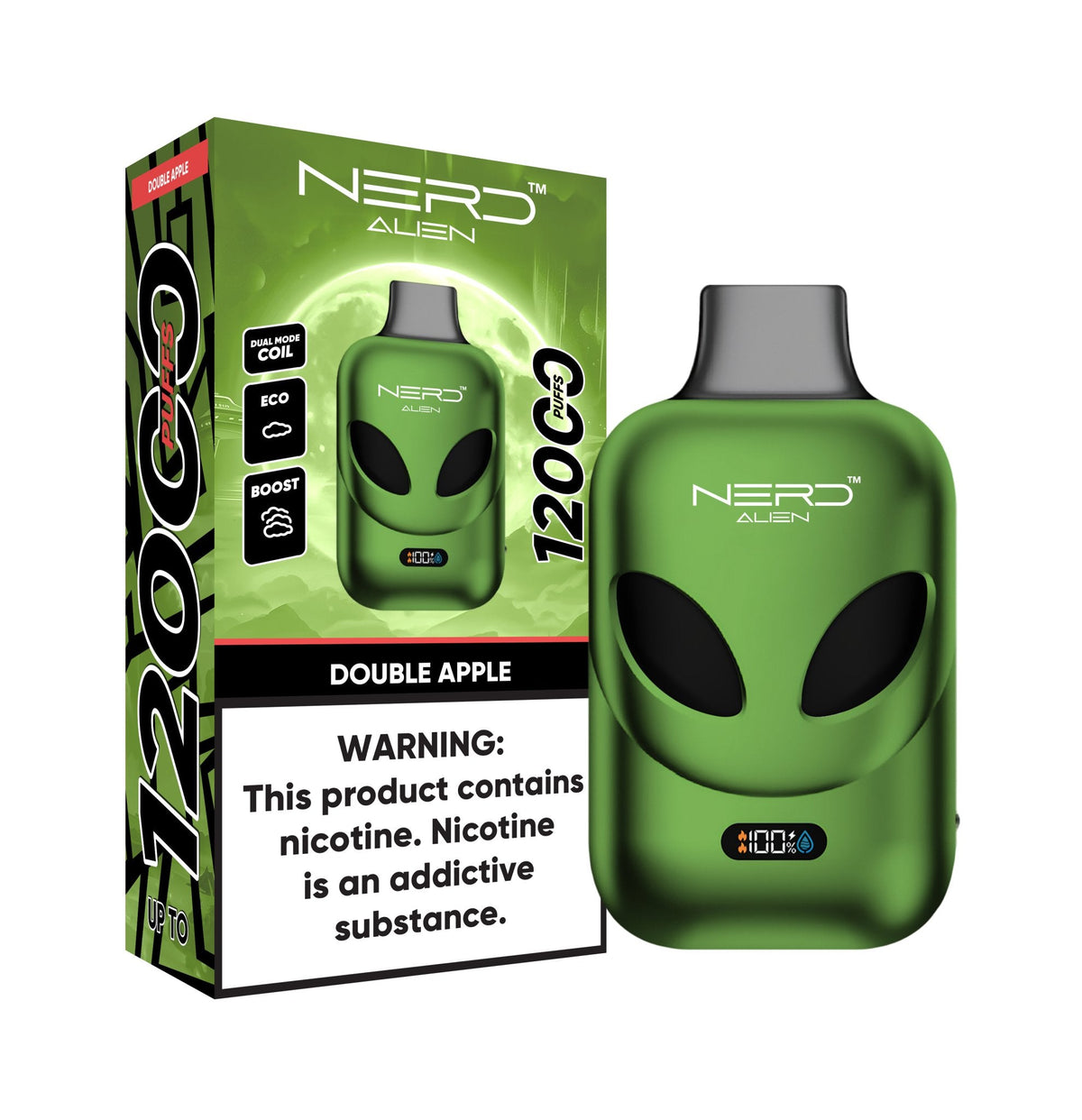 Nerd Allien 12000 Puffs Disposable Vape 20mg