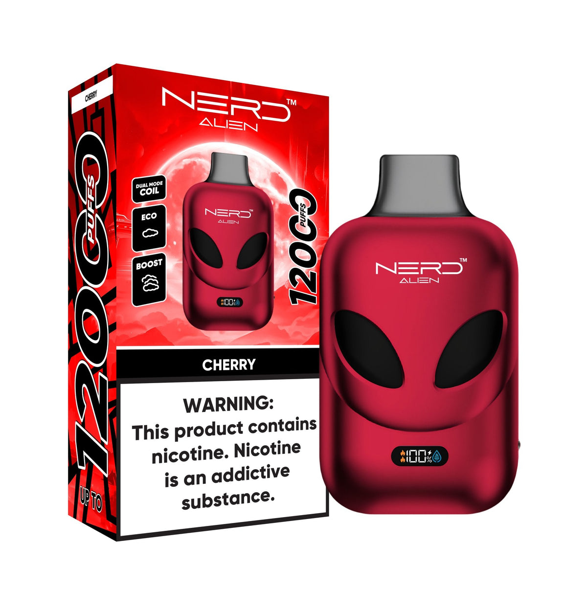 Nerd Allien 12000 Puffs Disposable Vape 20mg