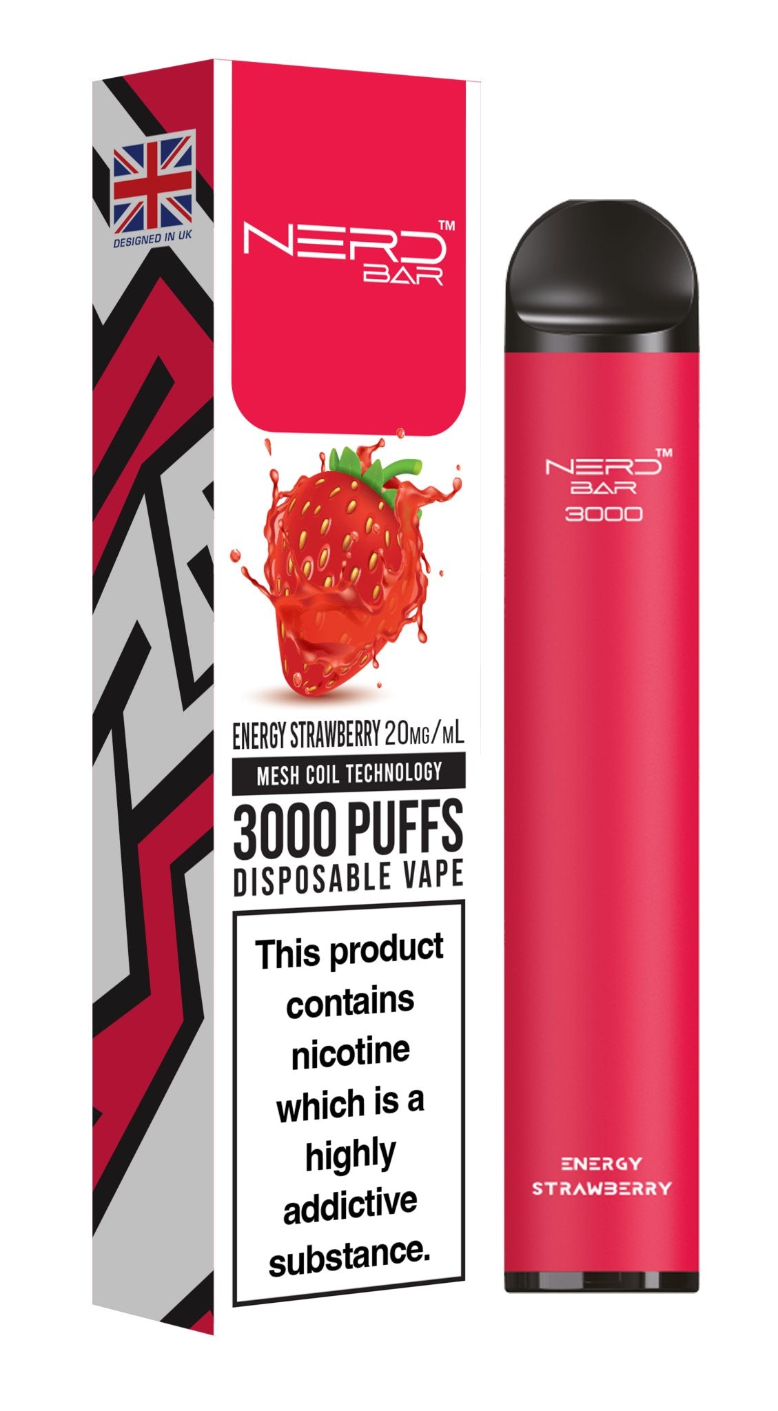 Nerd Bar 3000 Puffs Disposable Vape Device