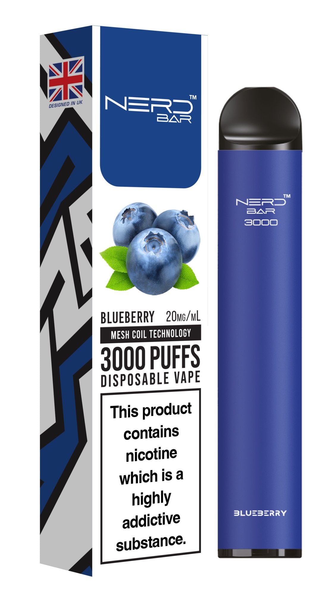 Nerd Bar 3000 Puffs Disposable Vape Device