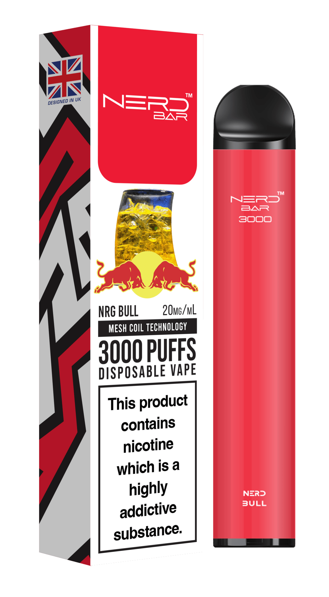 Nerd Bar 3000 Puffs Disposable Vape Device