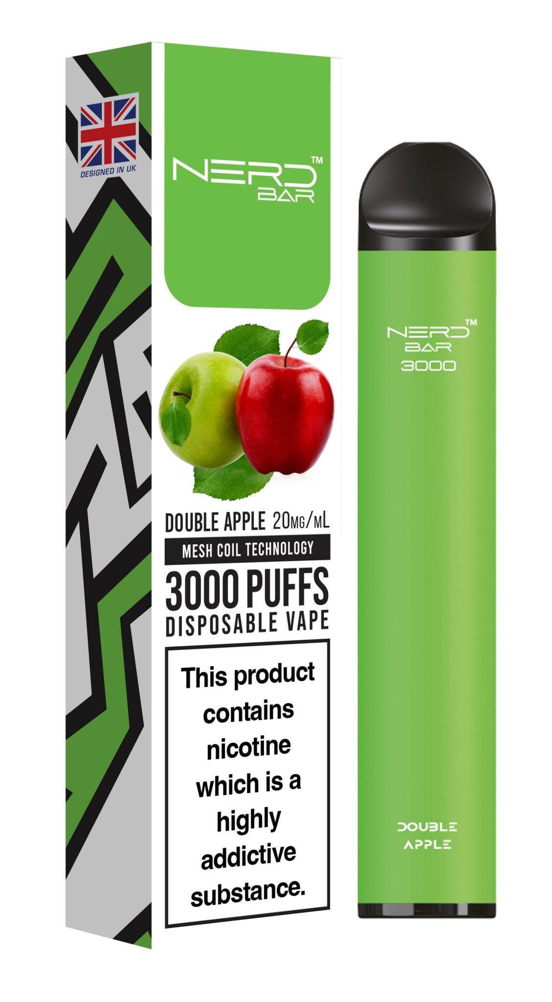 Nerd Bar 3000 Puffs Disposable Vape Device