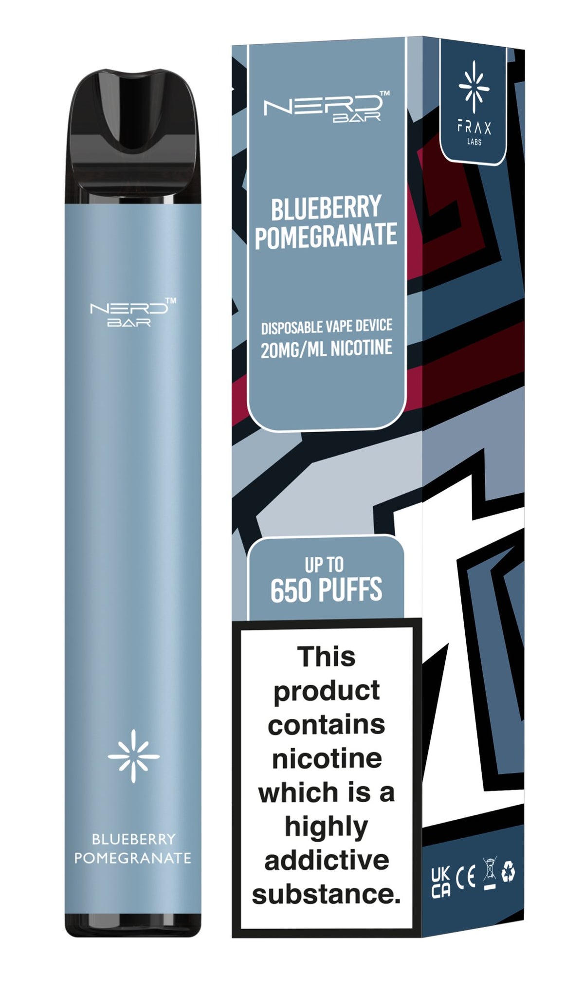 Nerd Bar 650 Puffs Disposable Vape Device