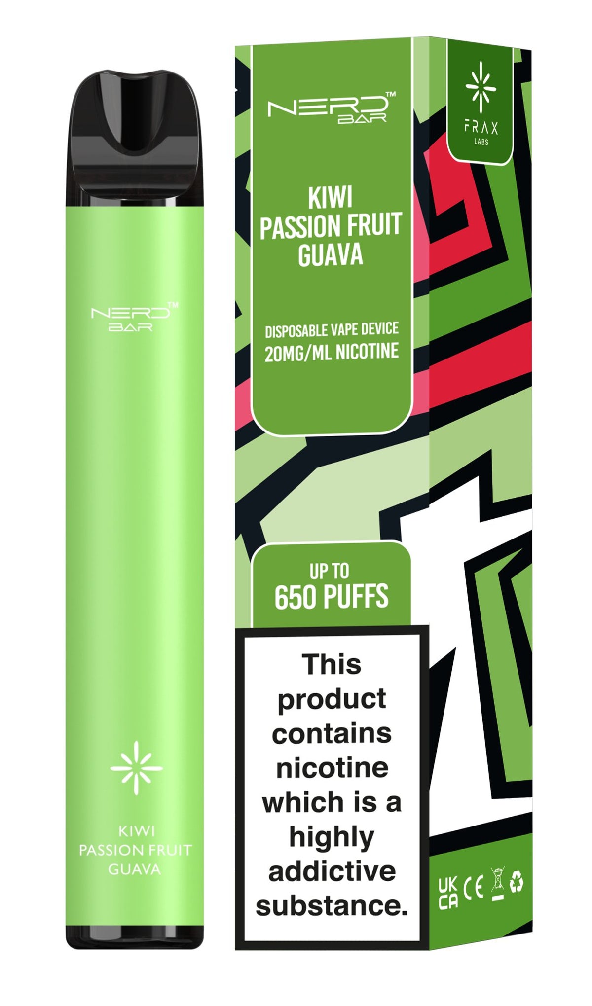 Nerd Bar 650 Puffs Disposable Vape Device