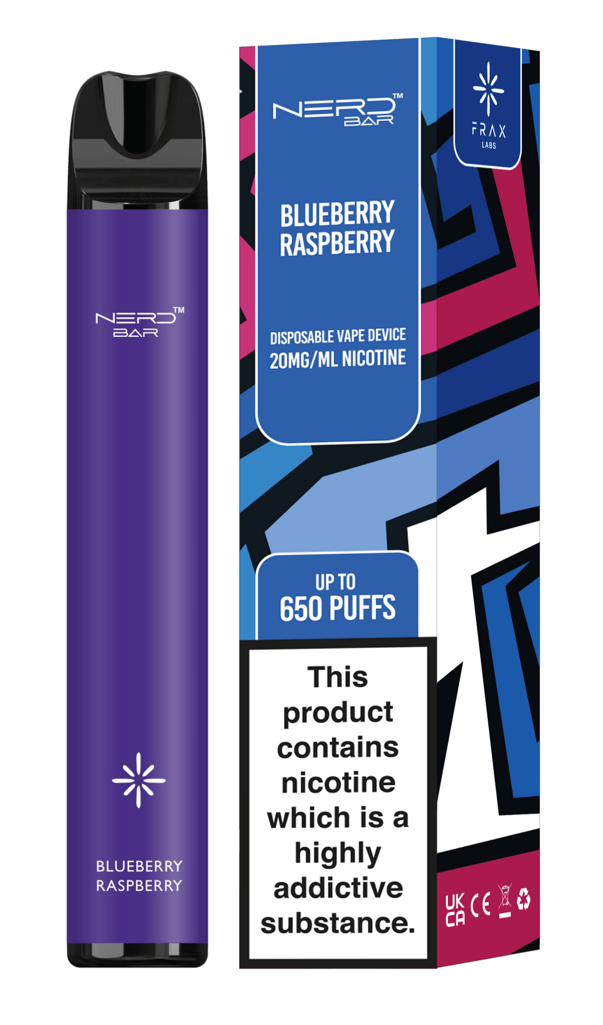 Nerd Bar 650 Puffs Disposable Vape Device