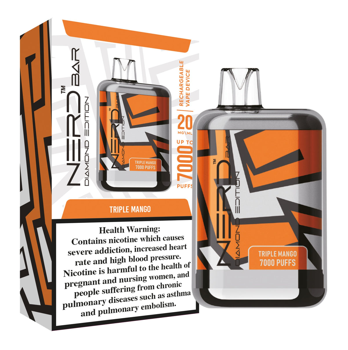 Nerd Bar Diamond Addition 7000 Puffs Disposable Vape Device