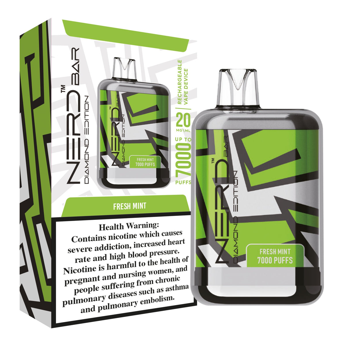 Nerd Bar Diamond Addition 7000 Puffs Disposable Vape Device