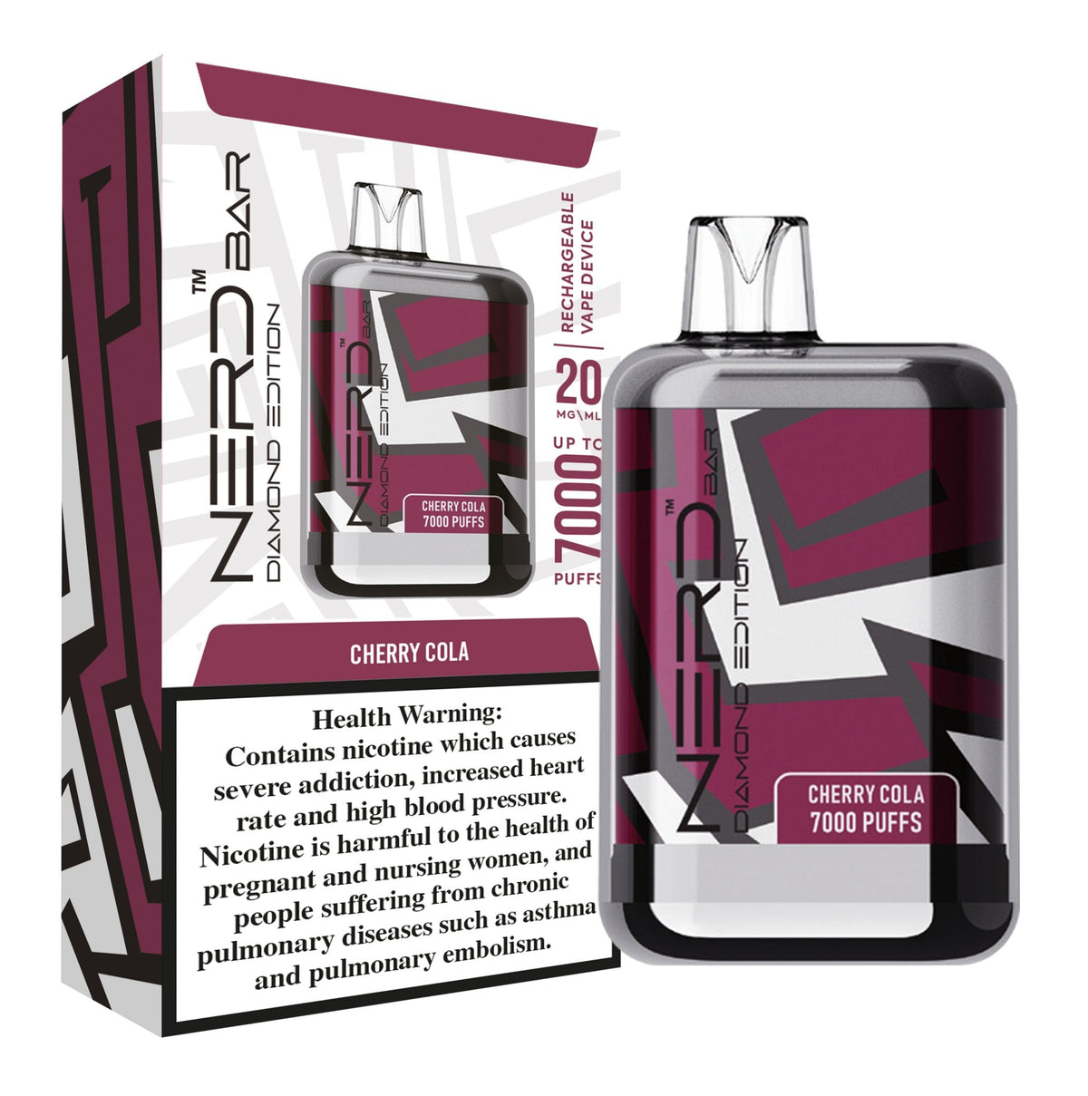 Nerd Bar Diamond Addition 7000 Puffs Disposable Vape Device