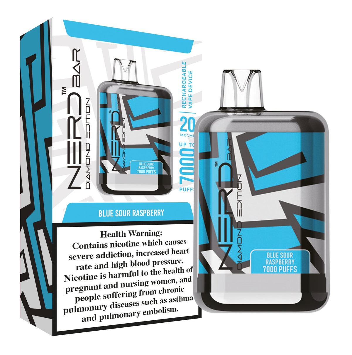 Nerd Bar Diamond Addition 7000 Puffs Disposable Vape Device