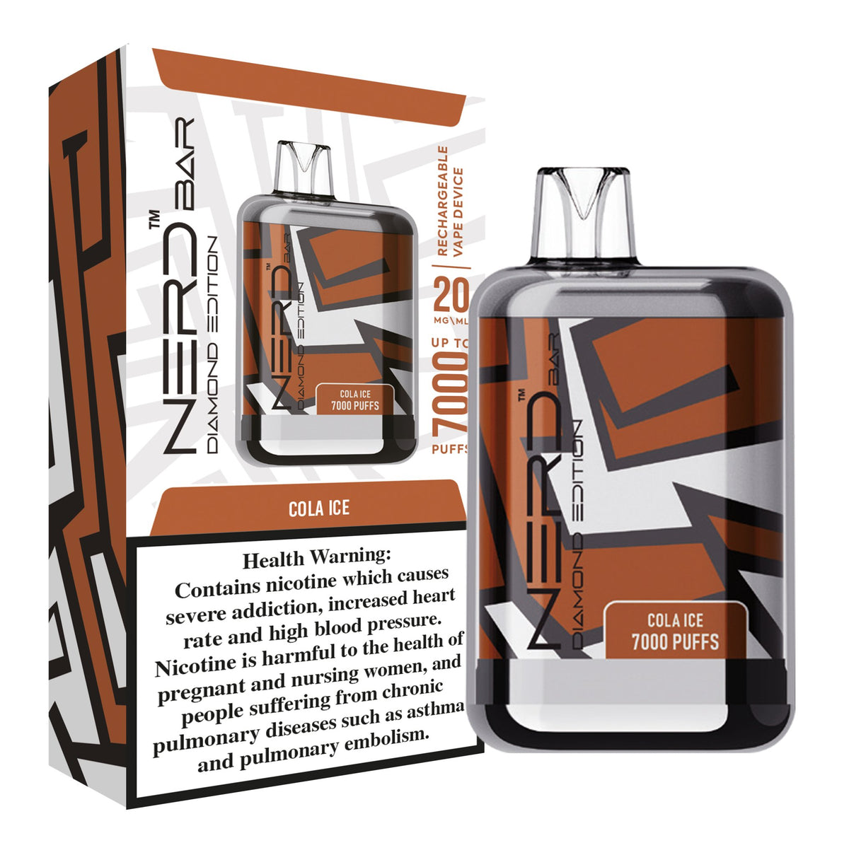 Nerd Bar Diamond Addition 7000 Puffs Disposable Vape Device