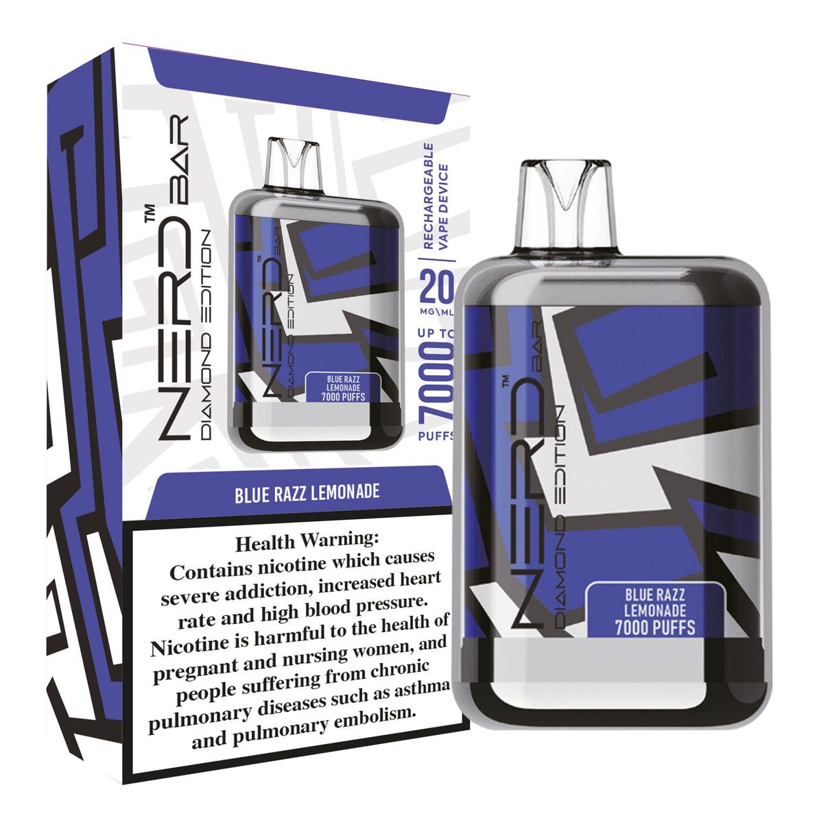 Nerd Bar Diamond Addition 7000 Puffs Disposable Vape Device