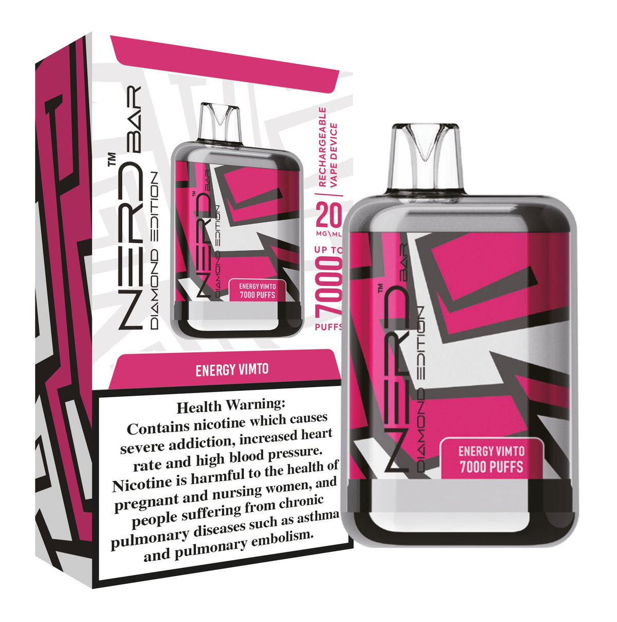 Nerd Bar Diamond Addition 7000 Puffs Disposable Vape Device