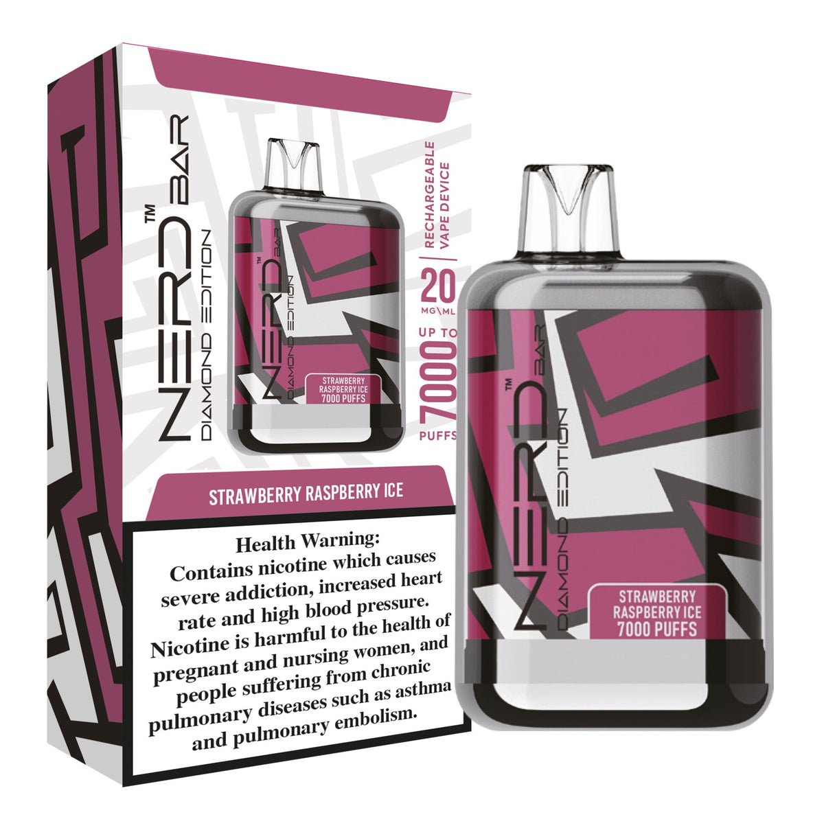 Nerd Bar Diamond Addition 7000 Puffs Disposable Vape Device