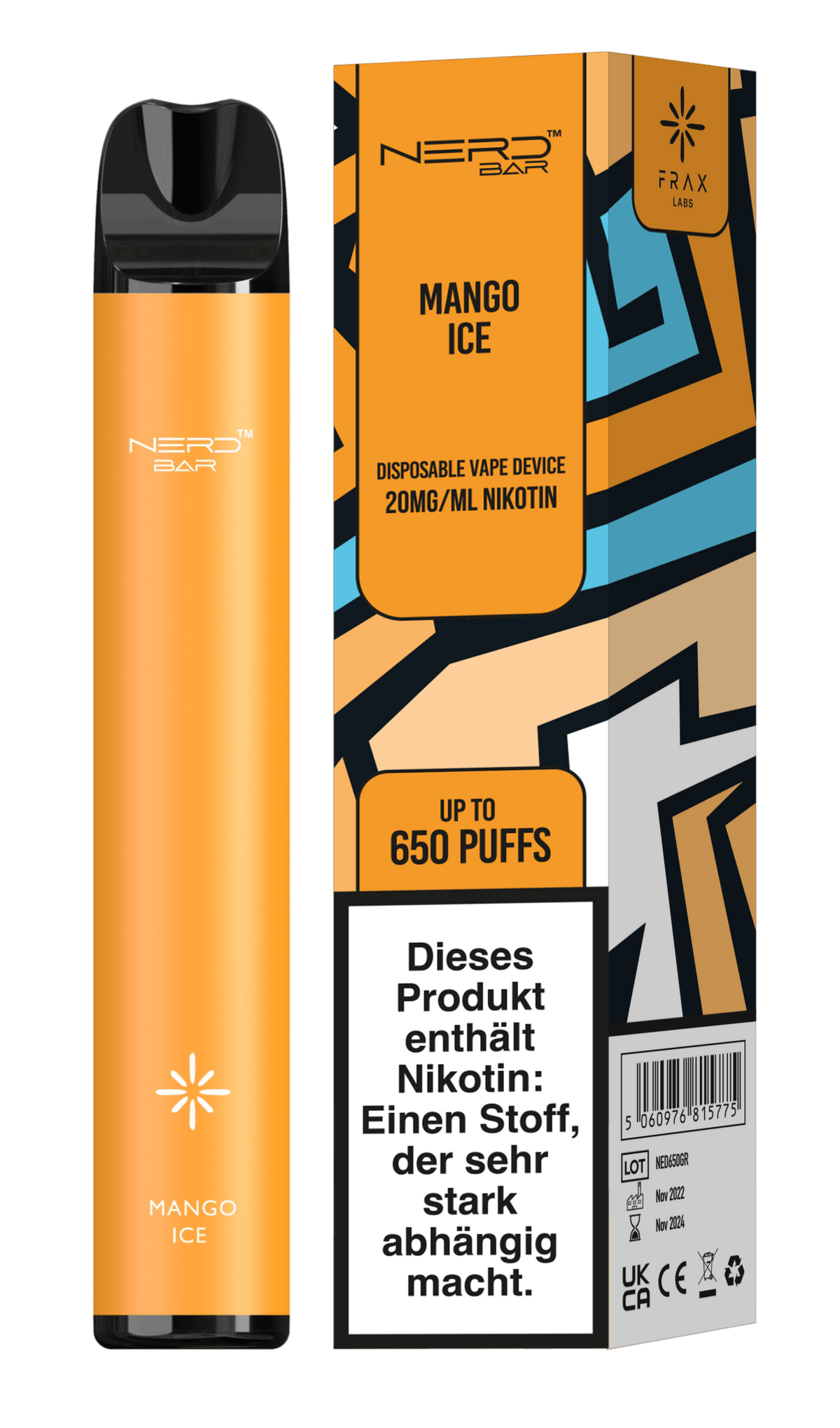 Nerd Bar German 650 Puffs Disposable Vape Device