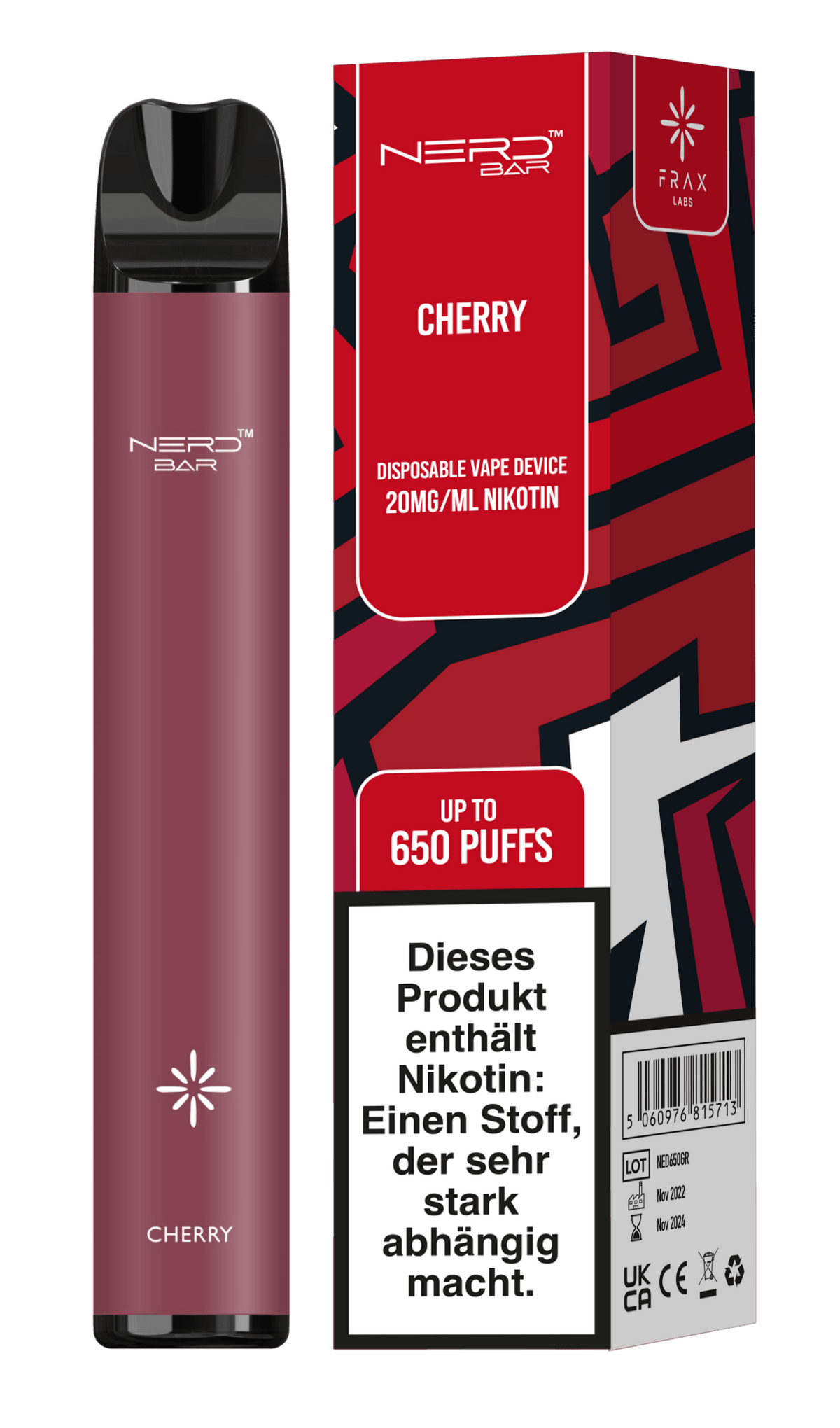 Nerd Bar German 650 Puffs Disposable Vape Device