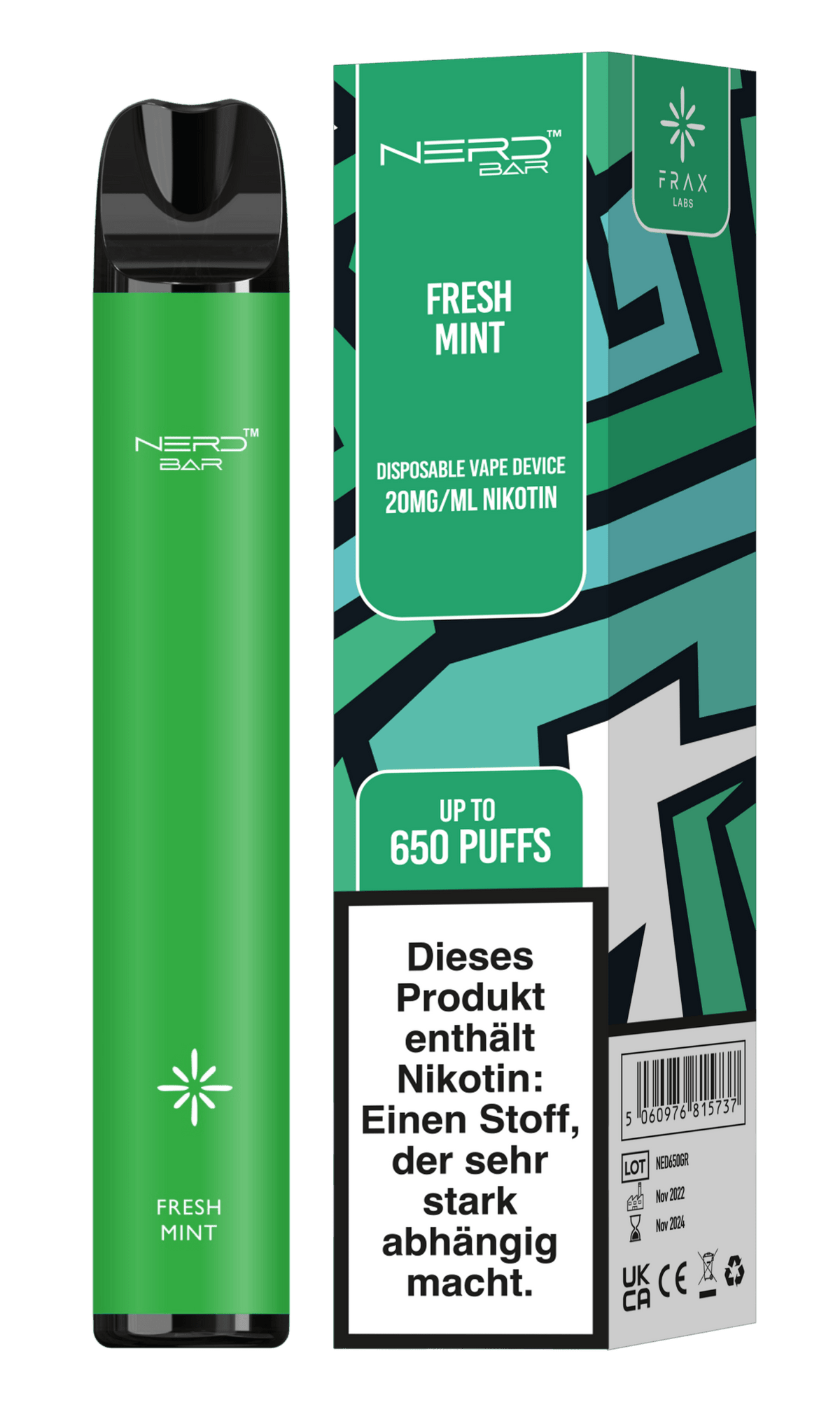 Nerd Bar German 650 Puffs Disposable Vape Device