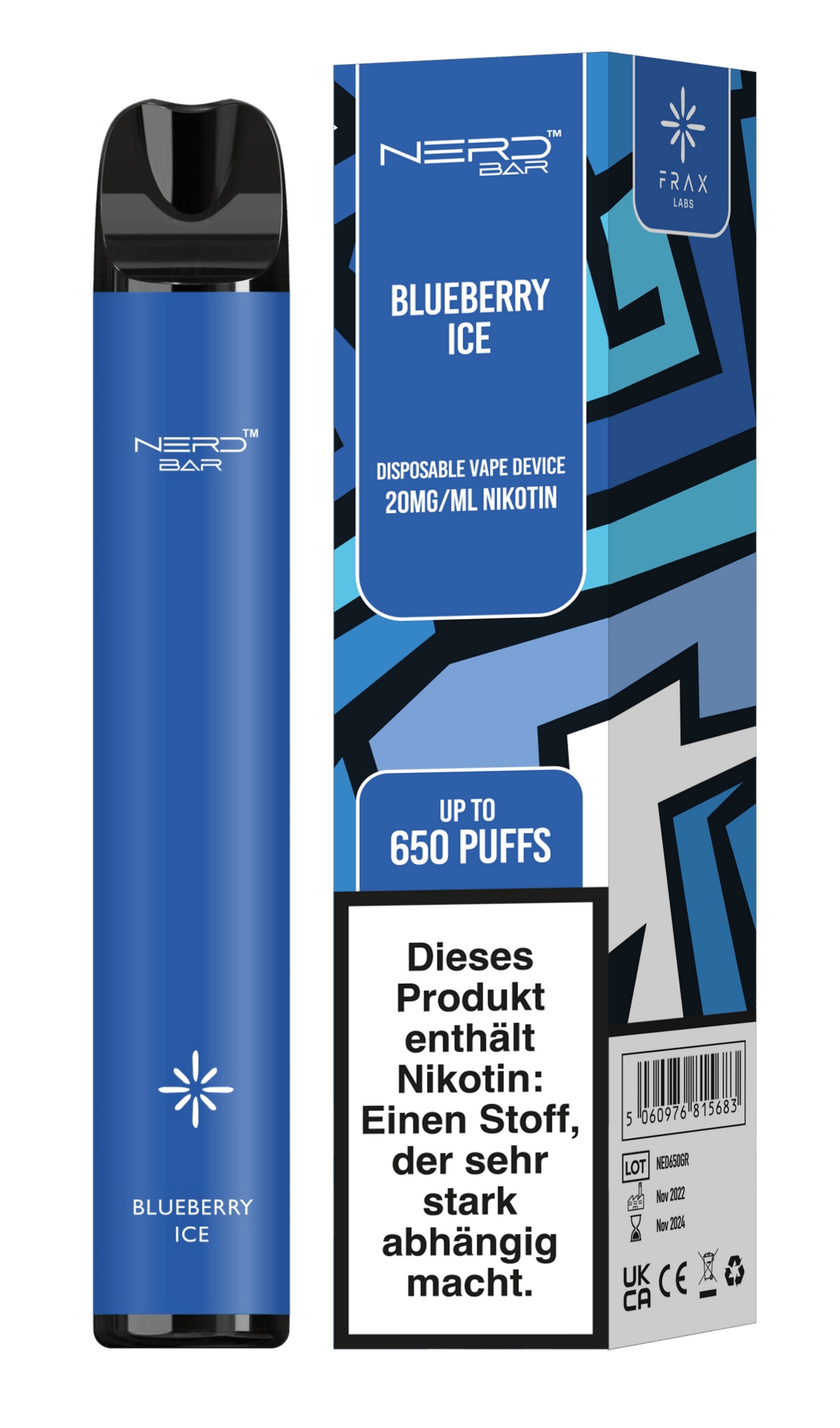 Nerd Bar German 650 Puffs Disposable Vape Device