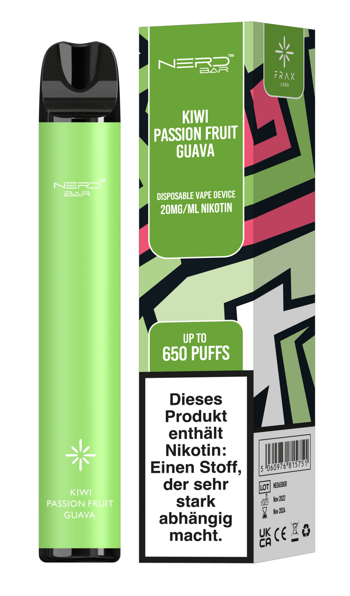 Nerd Bar German 650 Puffs Disposable Vape Device