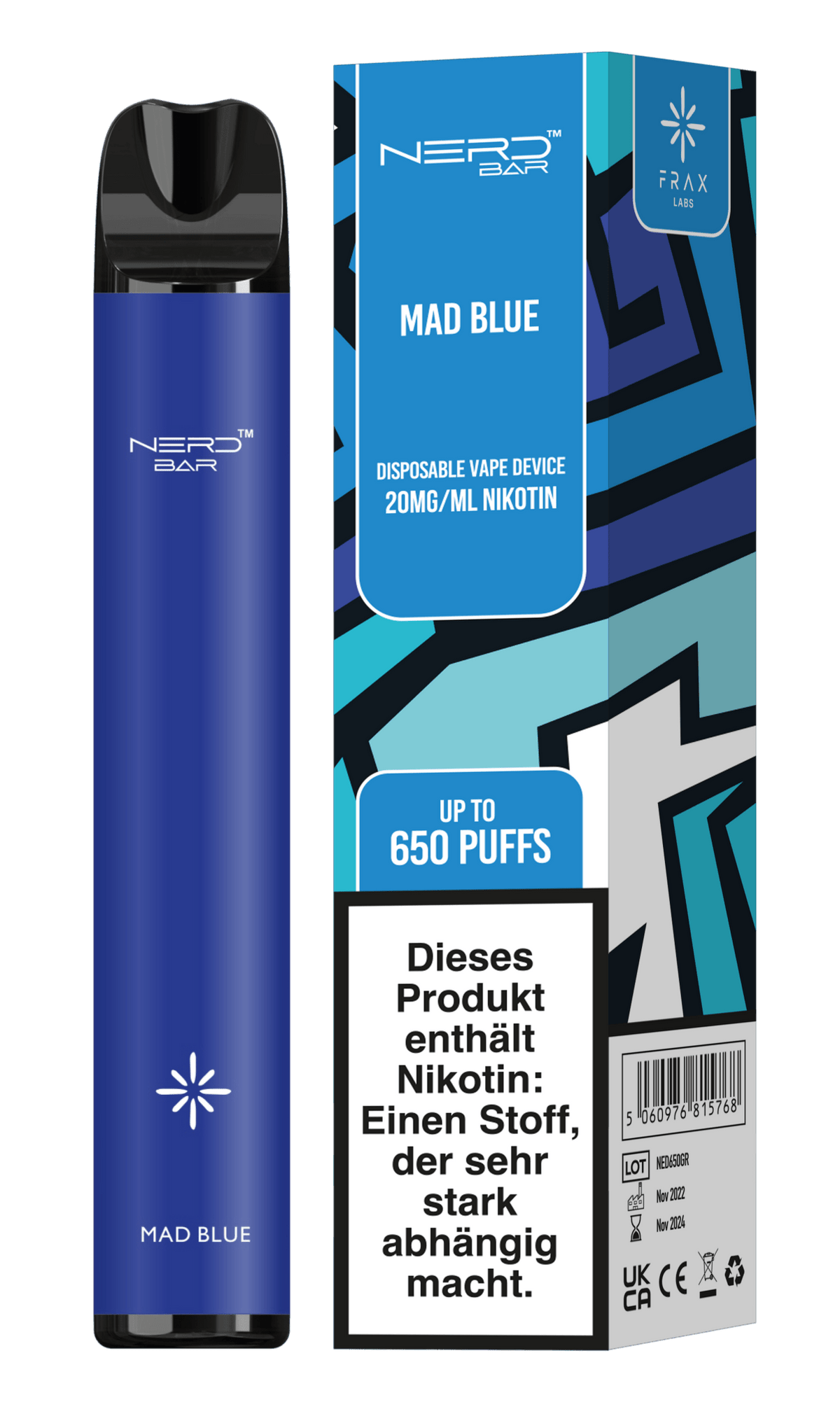 Nerd Bar German 650 Puffs Disposable Vape Device