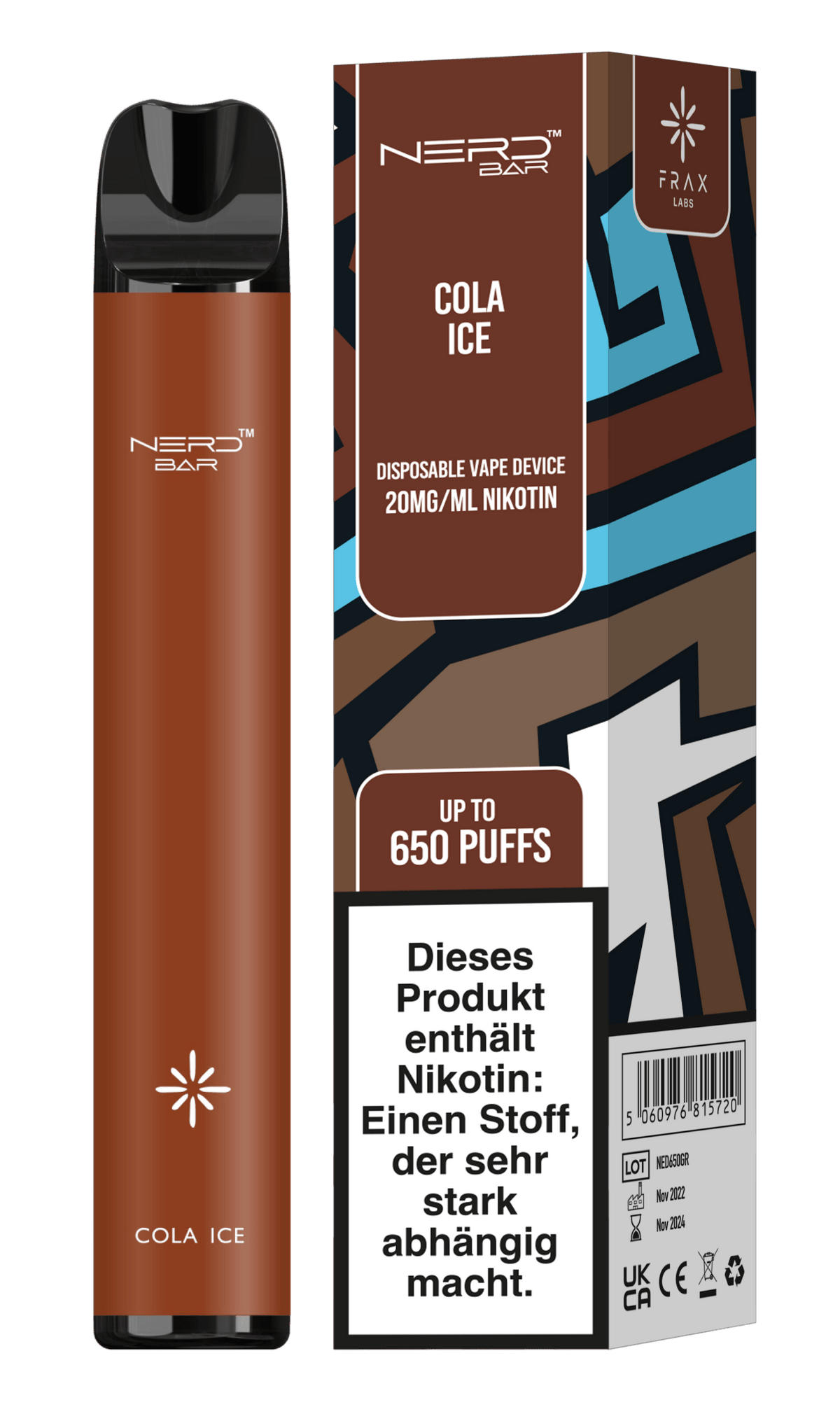 Nerd Bar German 650 Puffs Disposable Vape Device