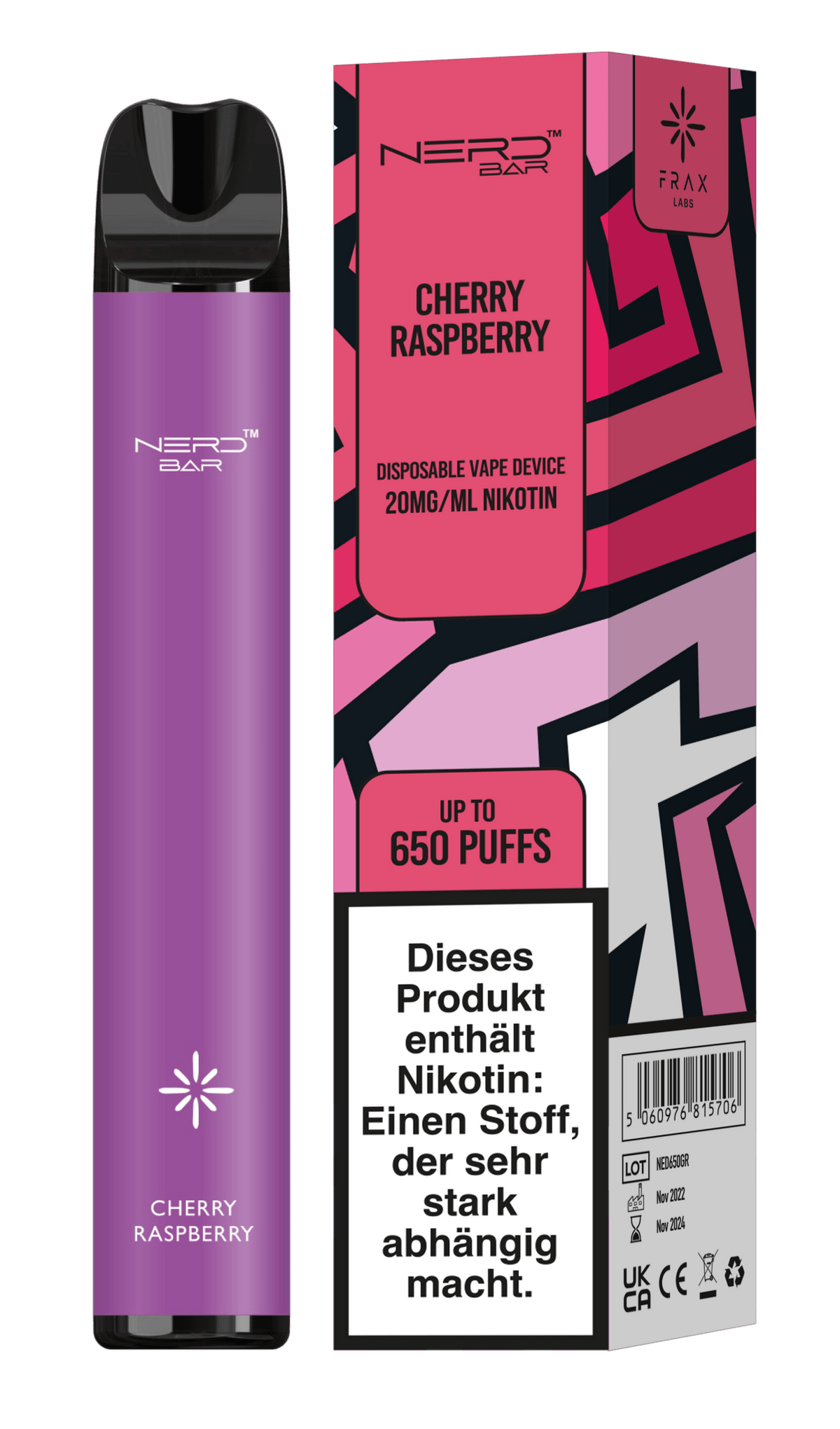 Nerd Bar German 650 Puffs Disposable Vape Device