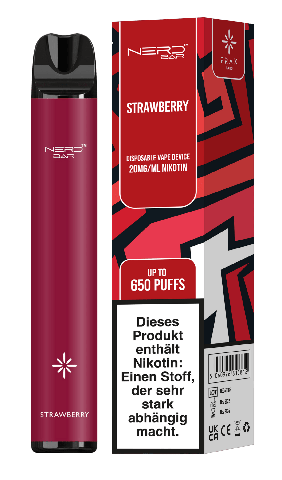 Nerd Bar German 650 Puffs Disposable Vape Device