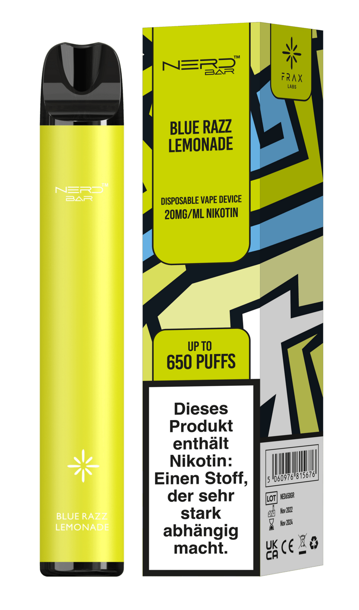 Nerd Bar German 650 Puffs Disposable Vape Device
