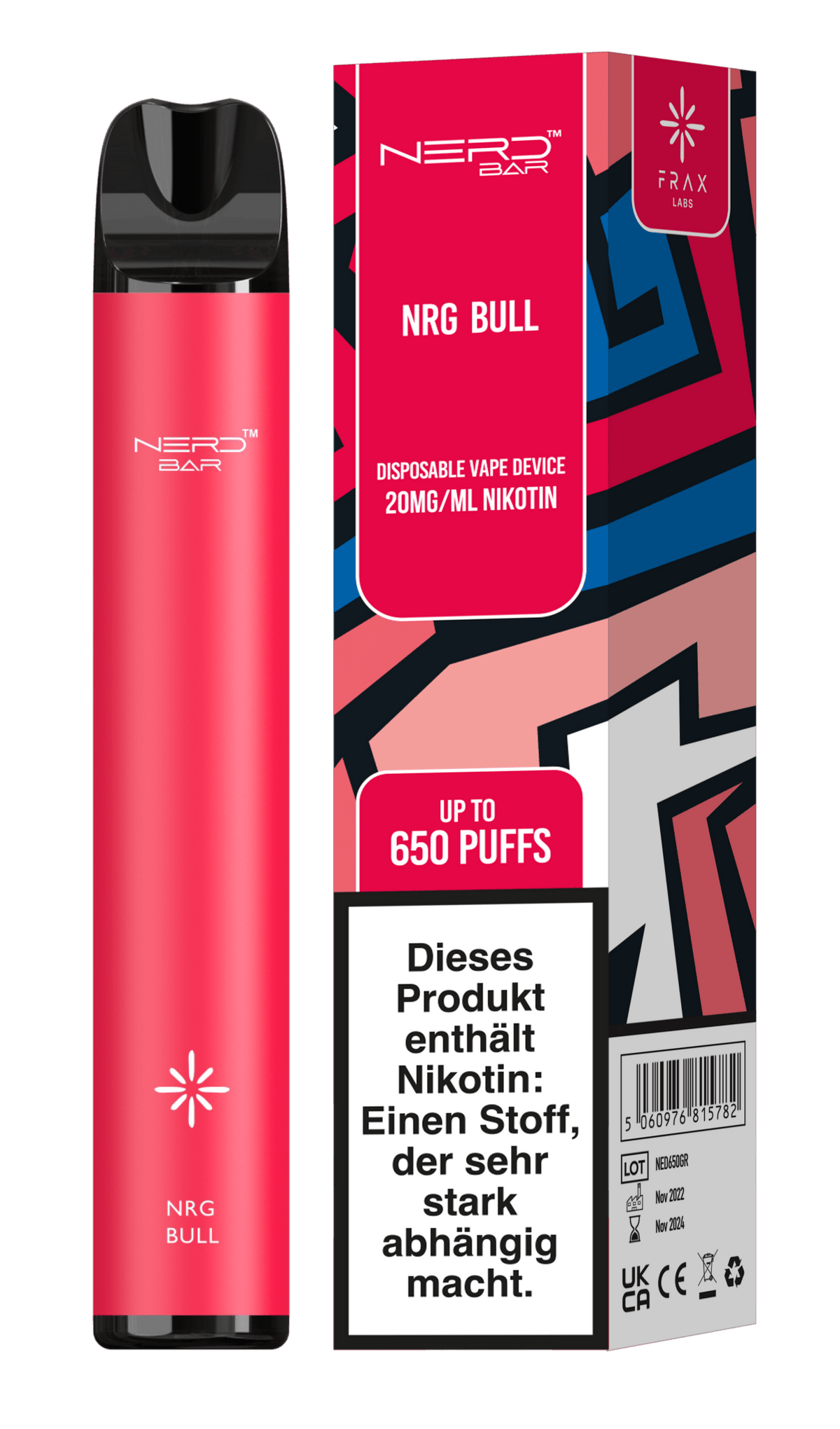 Nerd Bar German 650 Puffs Disposable Vape Device