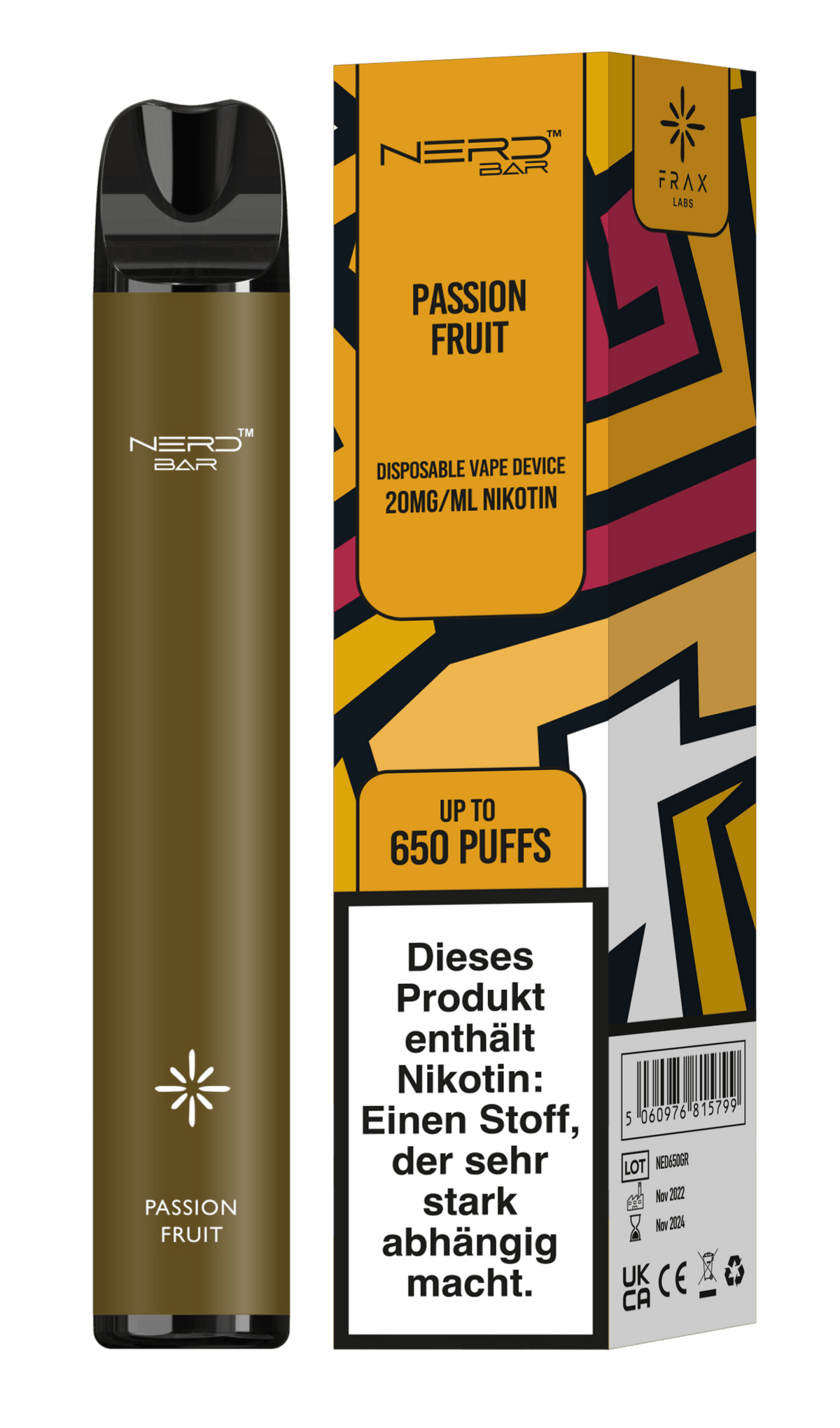 Nerd Bar German 650 Puffs Disposable Vape Device
