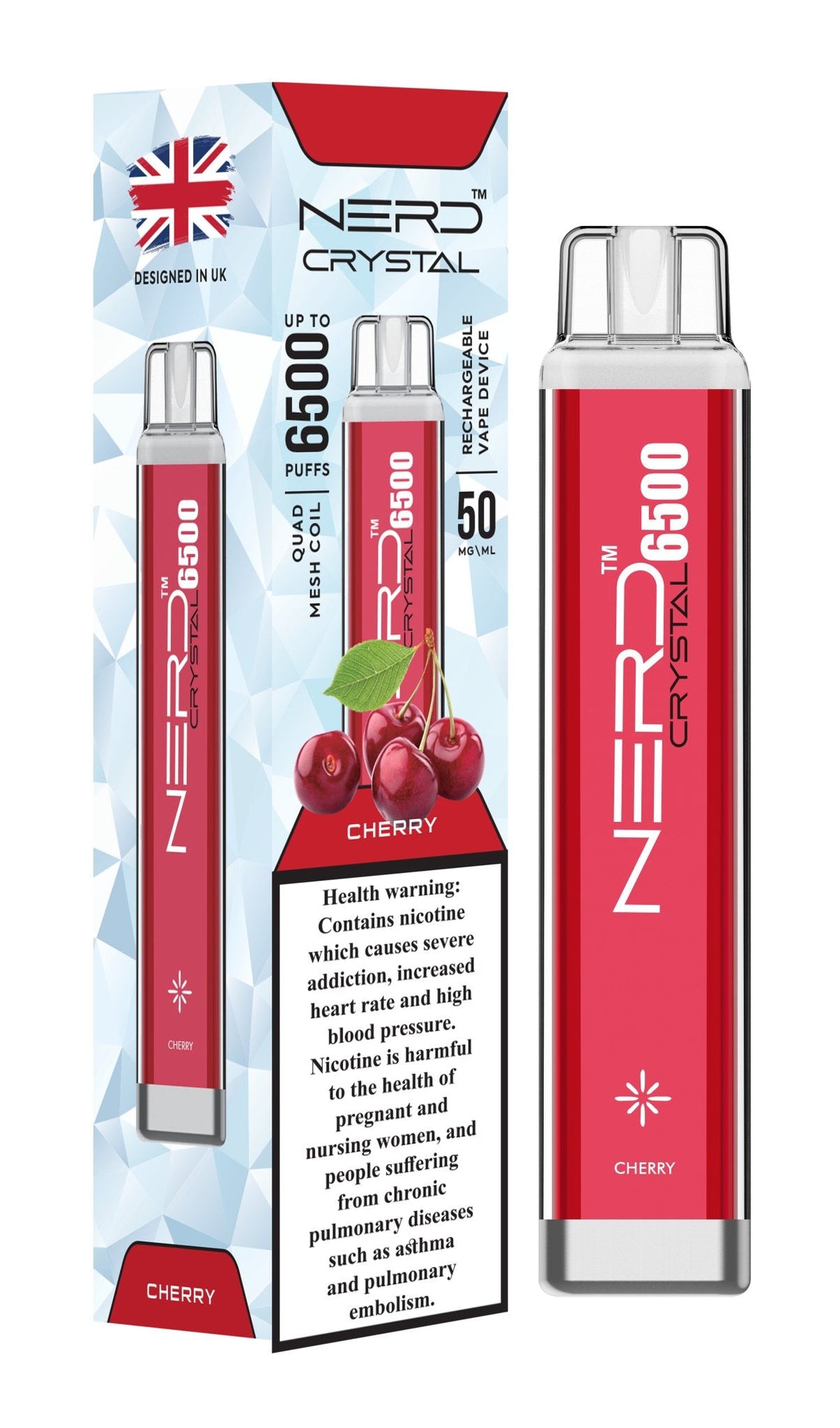 Nerd Crystal 6500 Puffs Disposable Vape Device