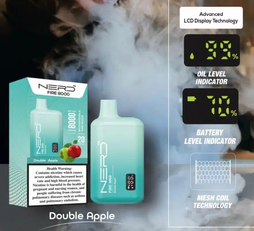 Nerd Fire 8000 Puffs Disposable Vape Device