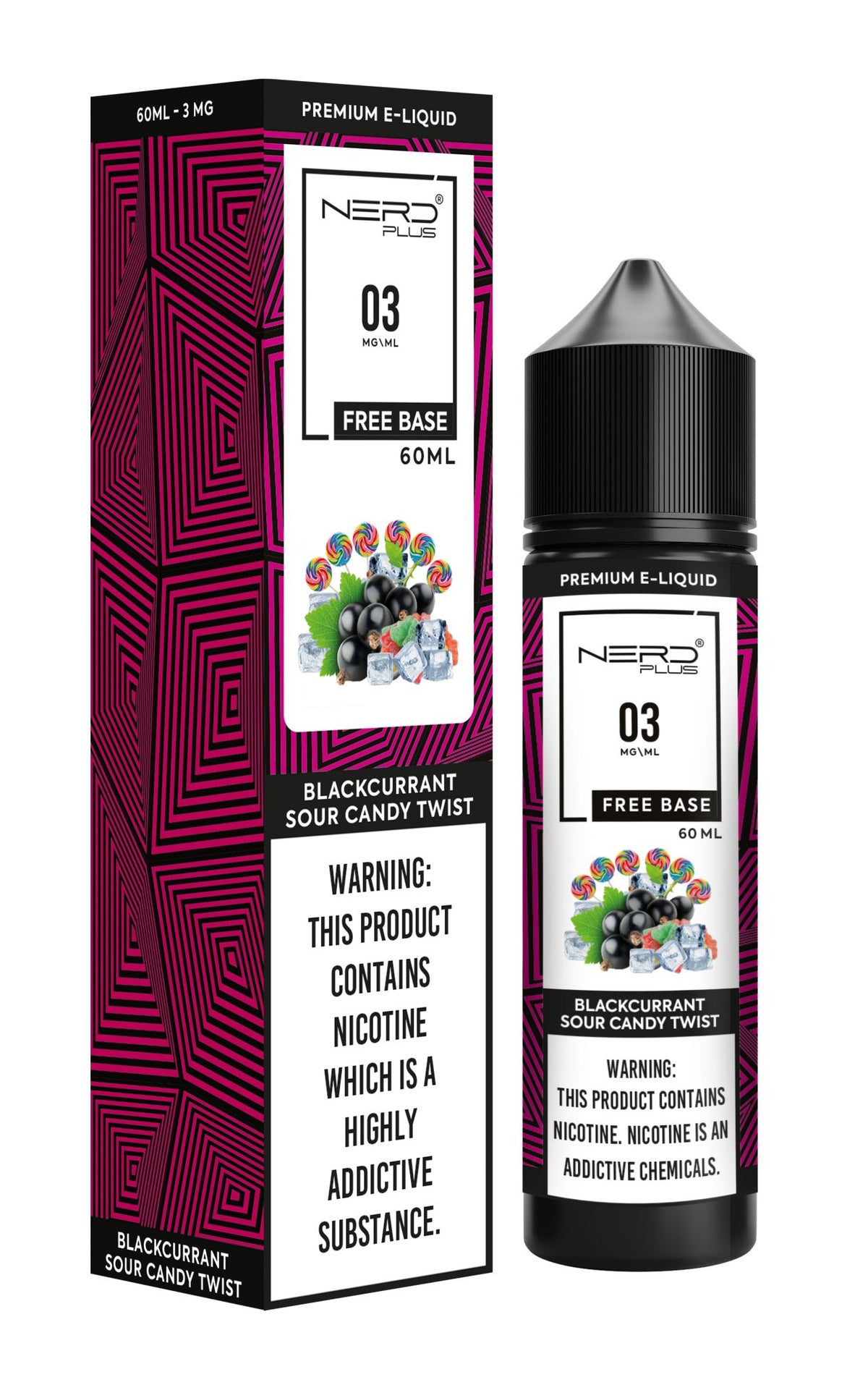 Nerd Plus 60ml E - Juice Shortfill
