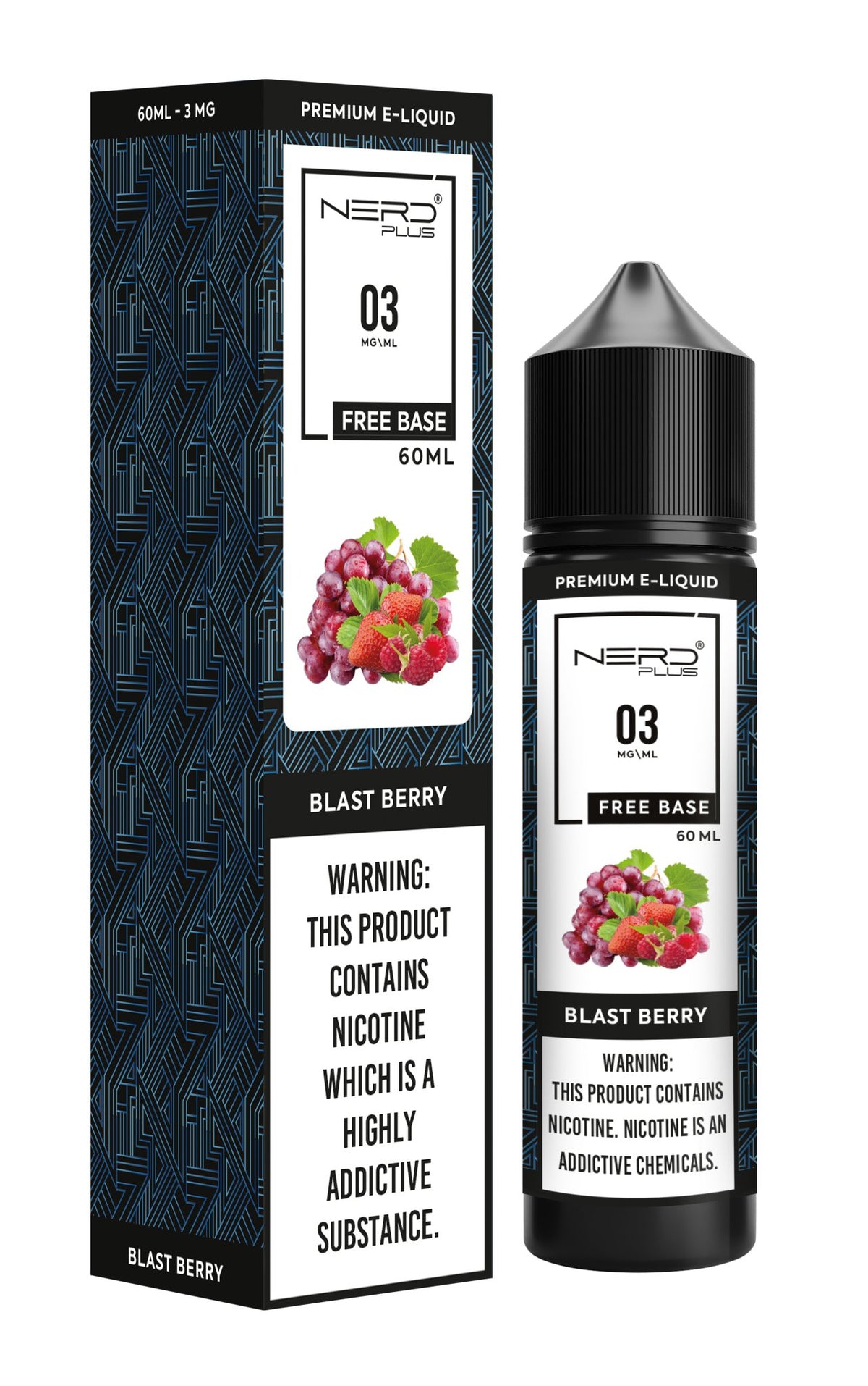 Nerd Plus 60ml E - Juice Shortfill
