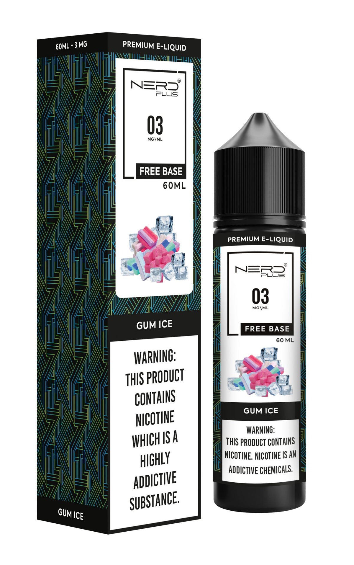Nerd Plus 60ml E - Juice Shortfill
