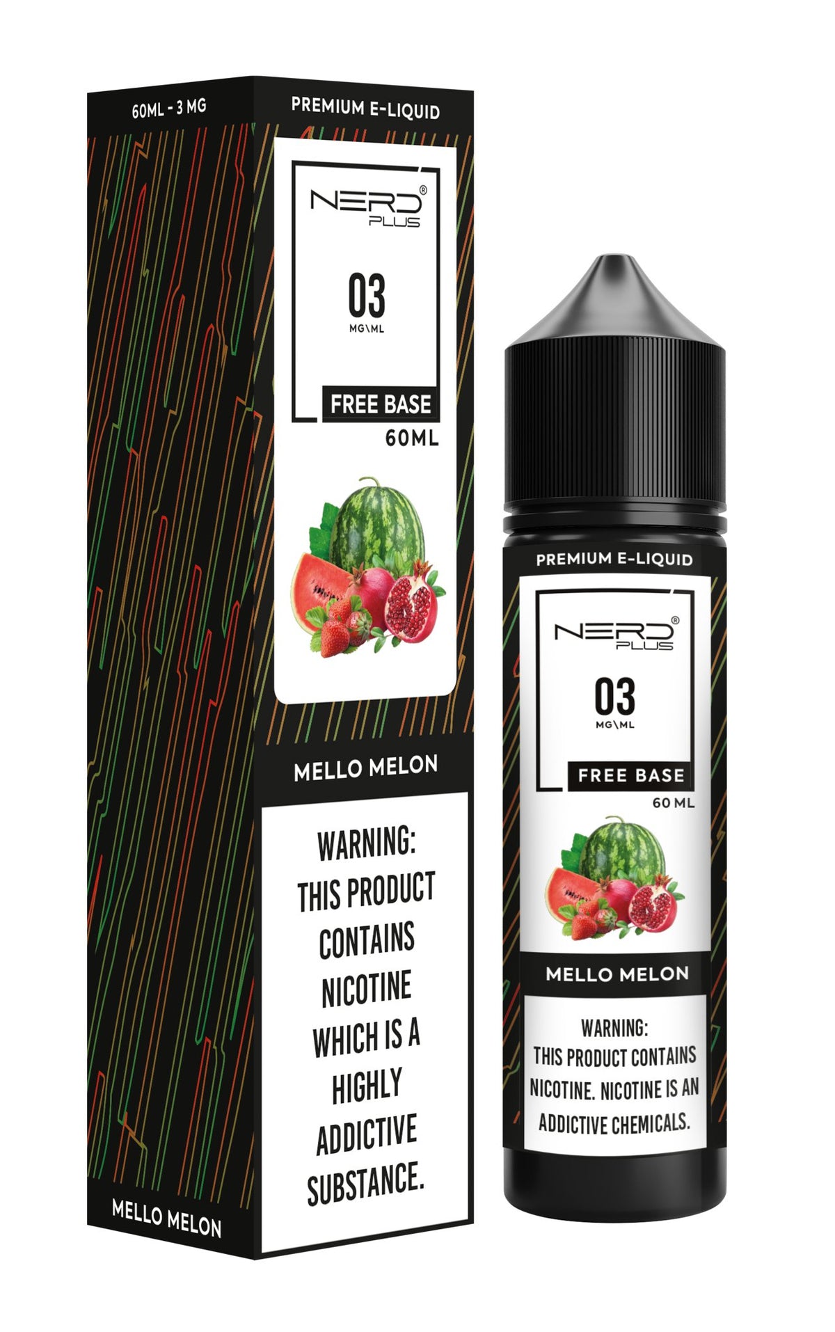 Nerd Plus 60ml E - Juice Shortfill