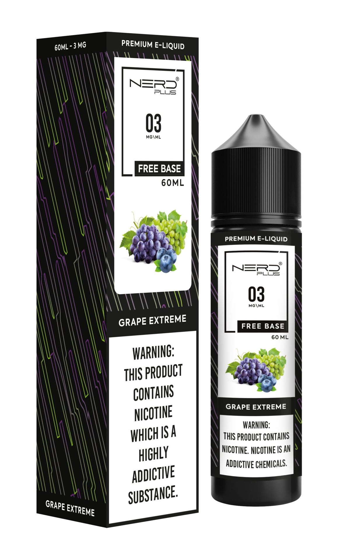 Nerd Plus 60ml E - Juice Shortfill