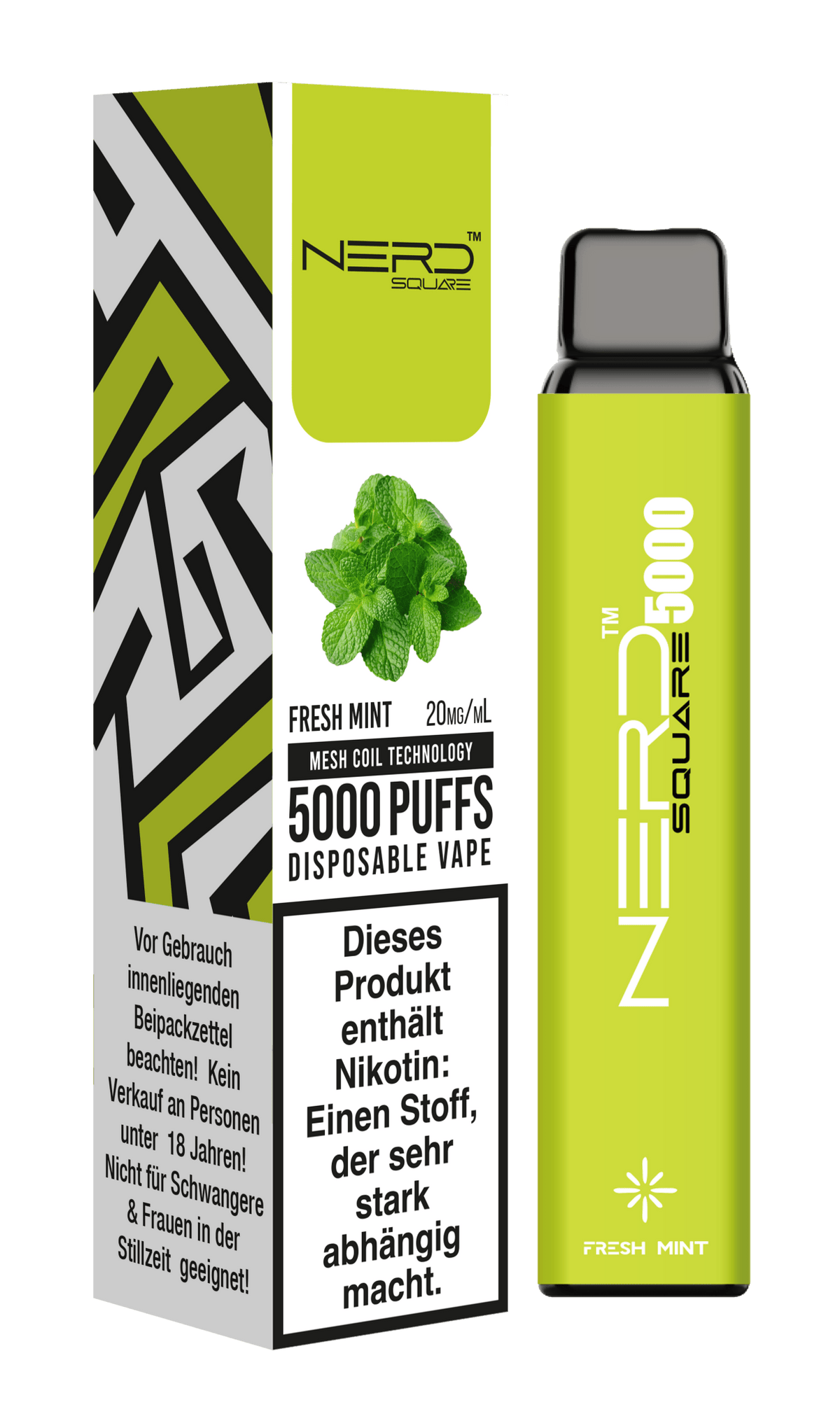 Nerd Square 5000 Puffs Disposable Vape Device