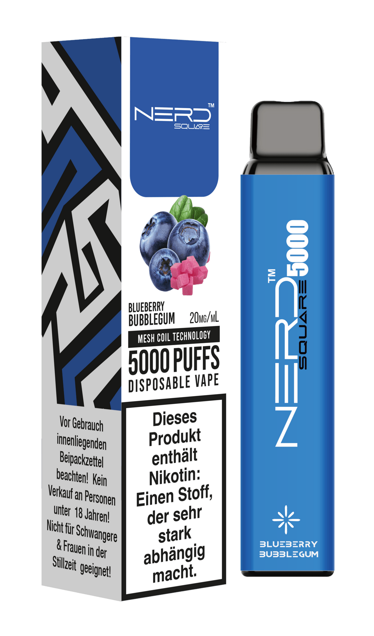 Nerd Square 5000 Puffs Disposable Vape Device