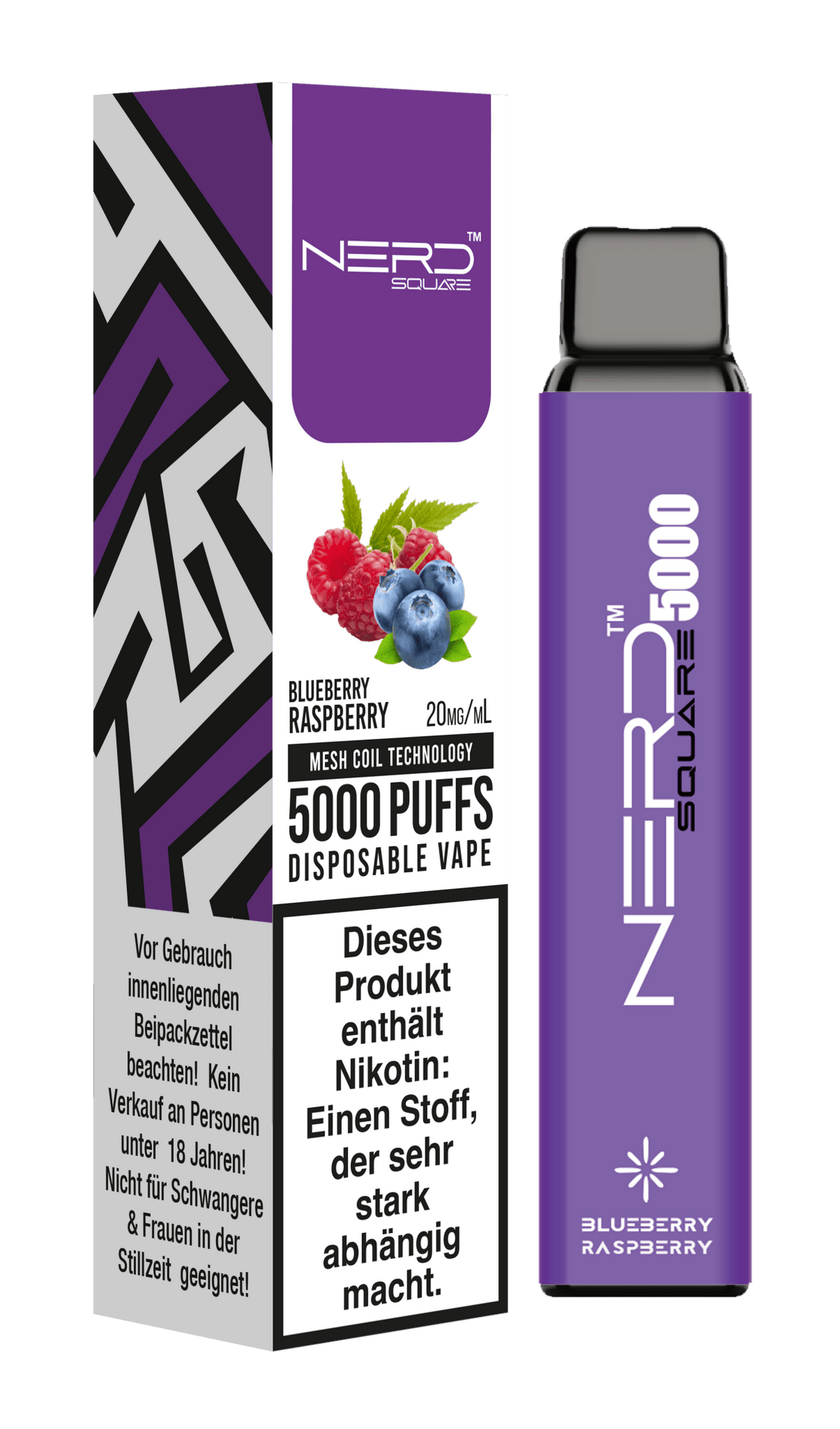 Nerd Square 5000 Puffs Disposable Vape Device