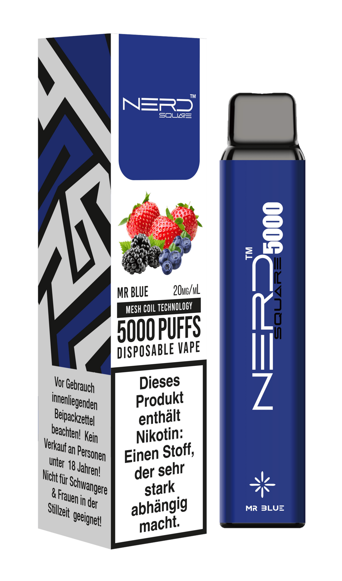 Nerd Square 5000 Puffs Disposable Vape Device