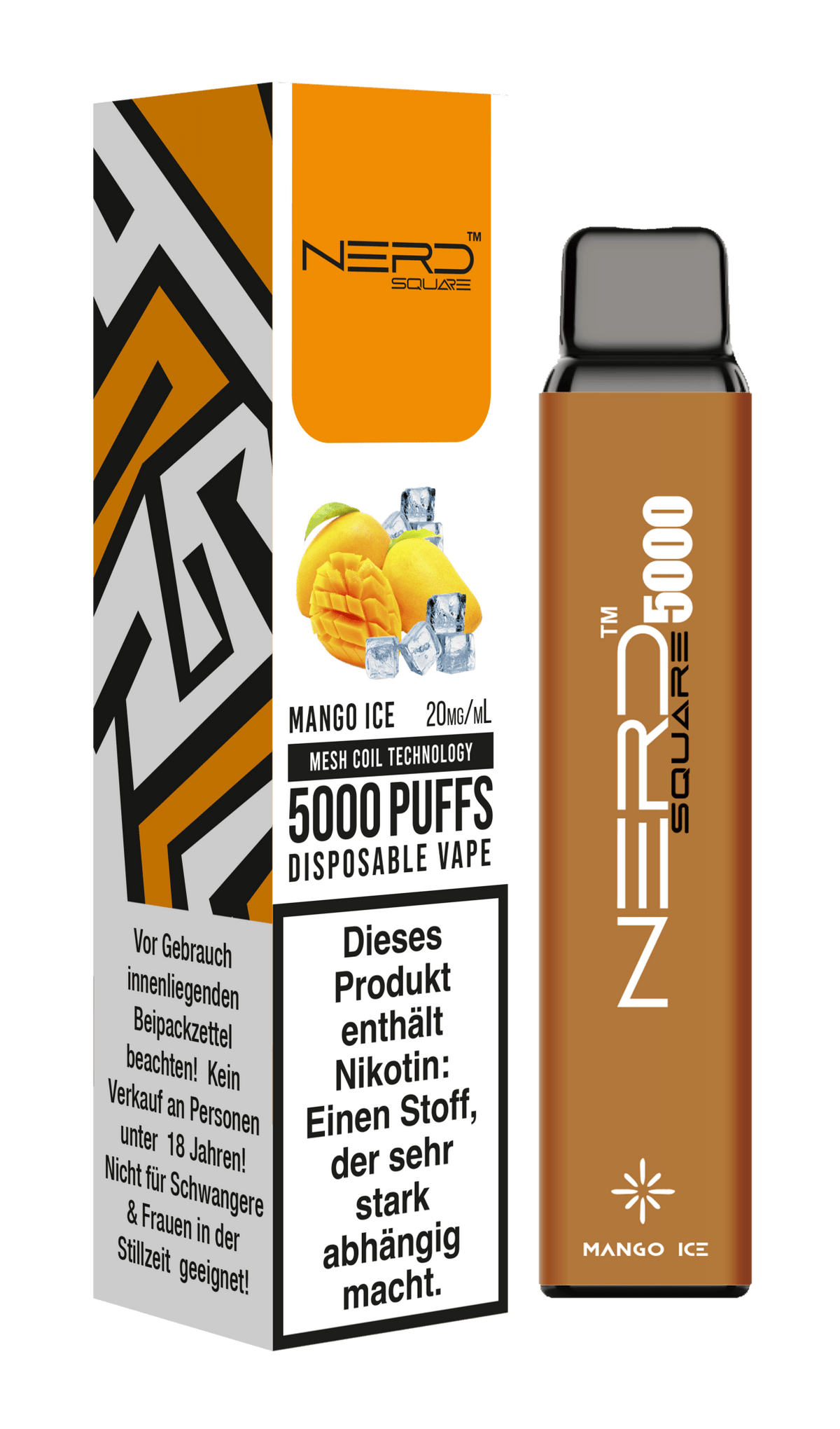 Nerd Square 5000 Puffs Disposable Vape Device