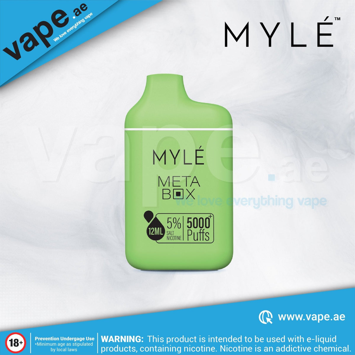 Skittlez 5000 Puffs 20mg Meta Box by Myle