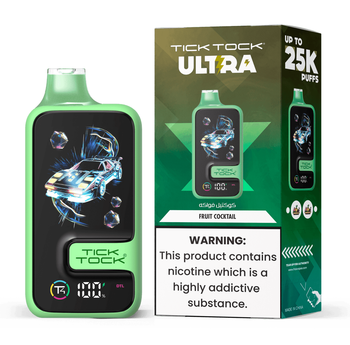 Tick Tock Ultra 25k Disposable Vape - 20mg