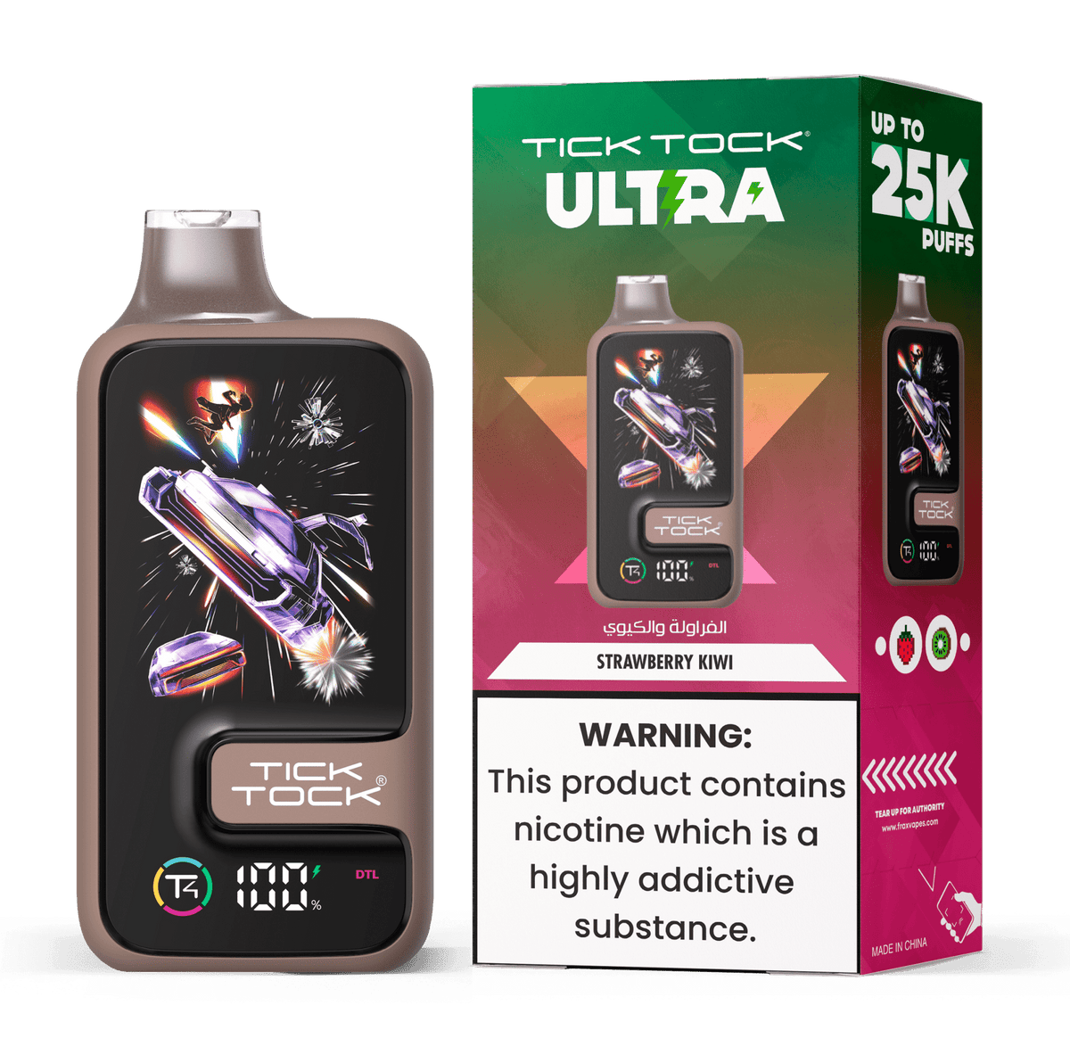 Tick Tock Ultra 25k Disposable Vape - 20mg